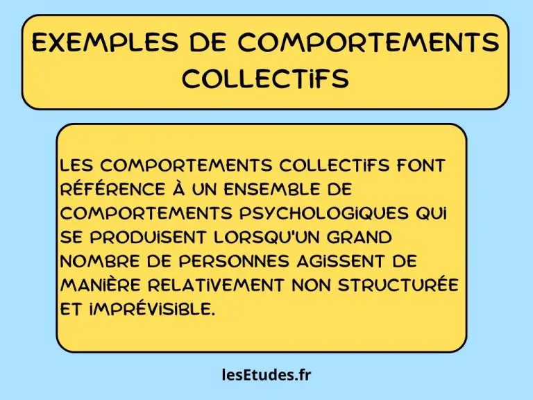 exemples de comportements collectifs