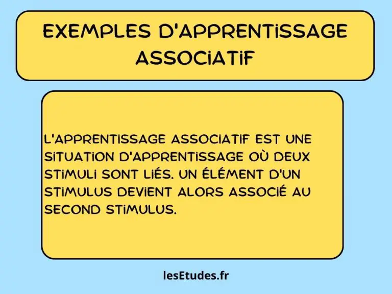Exemples d'apprentissage associatif